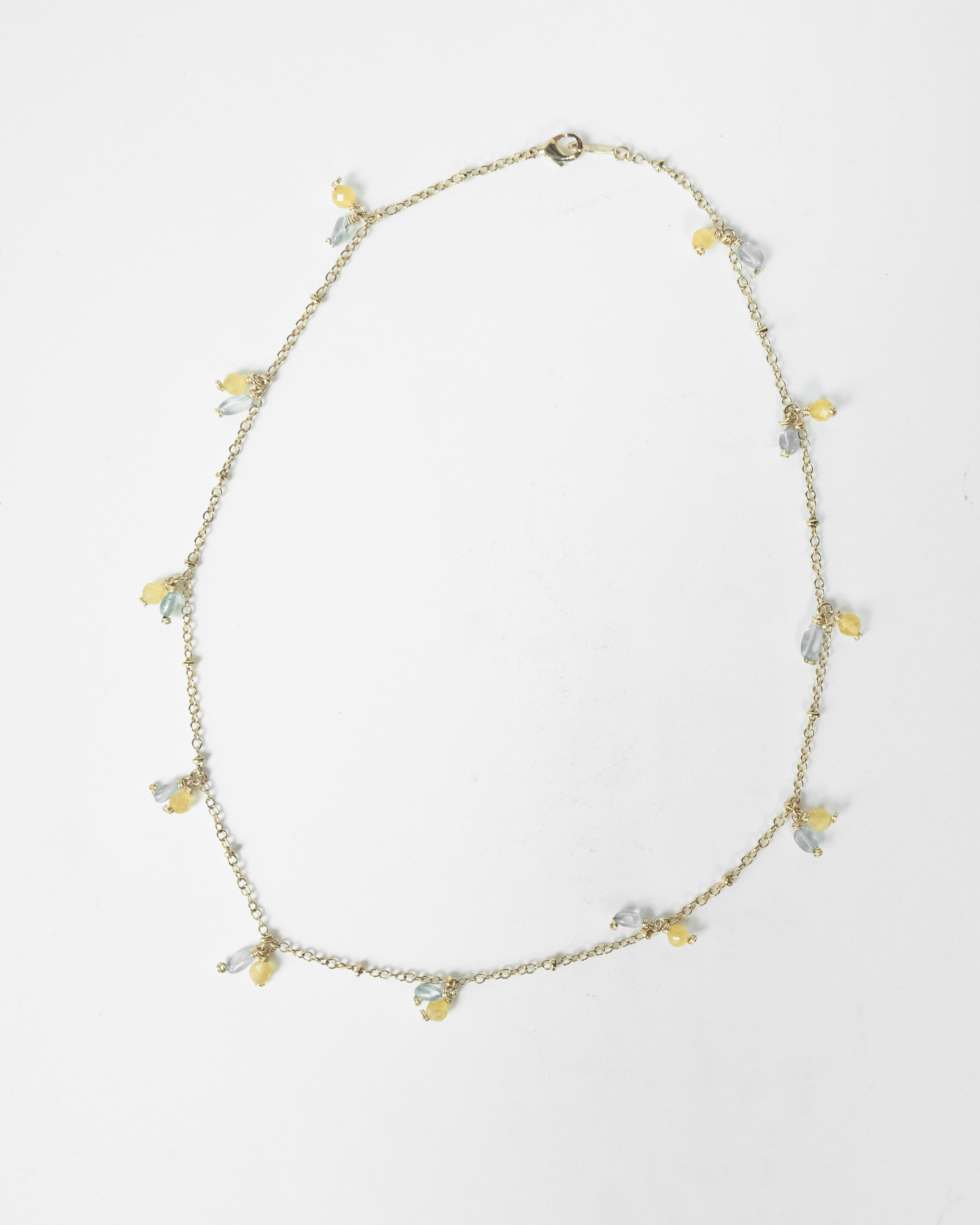 Stone choker necklace - Cecelia