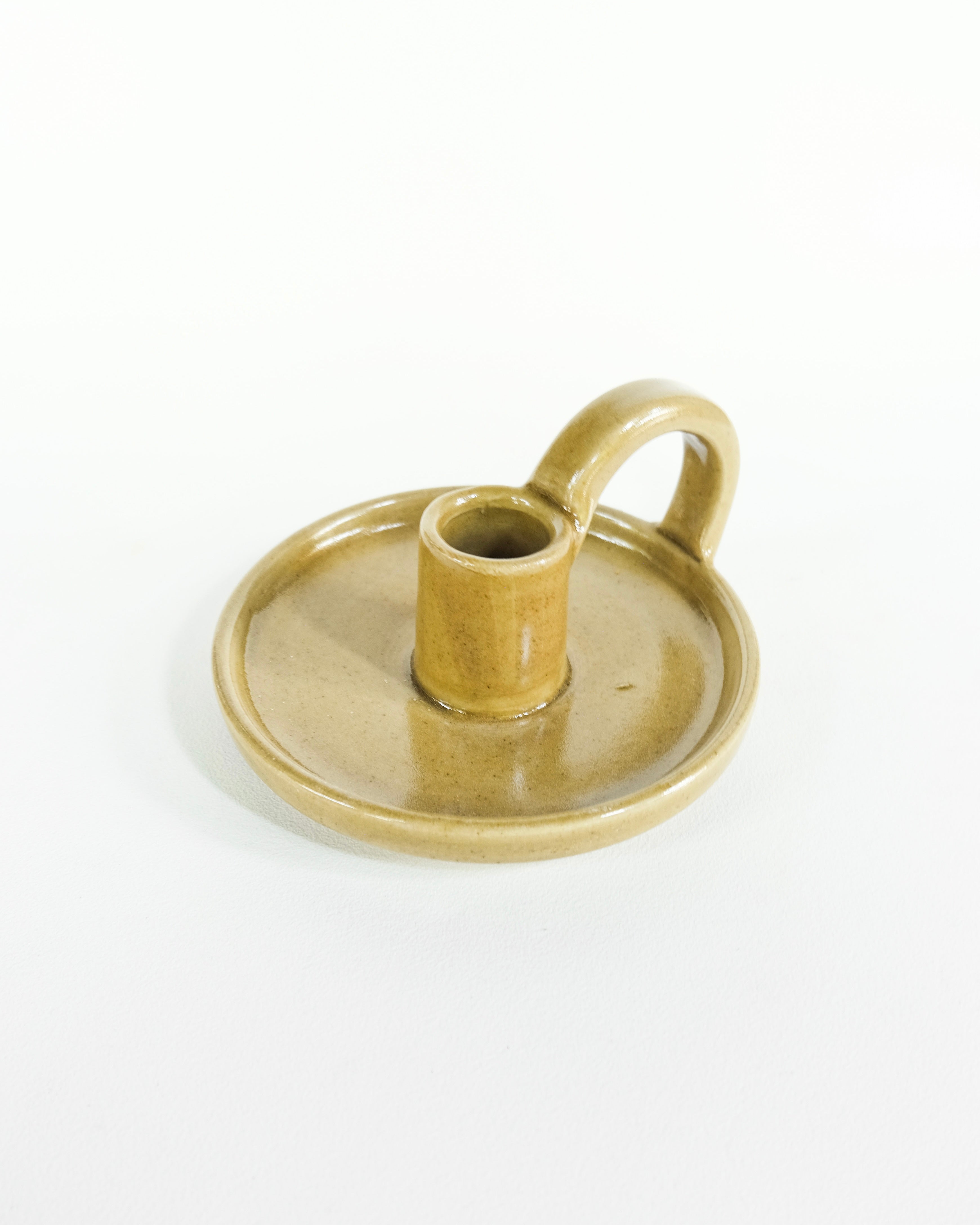 Portavelas de asa grande - Alcachofa y Romero