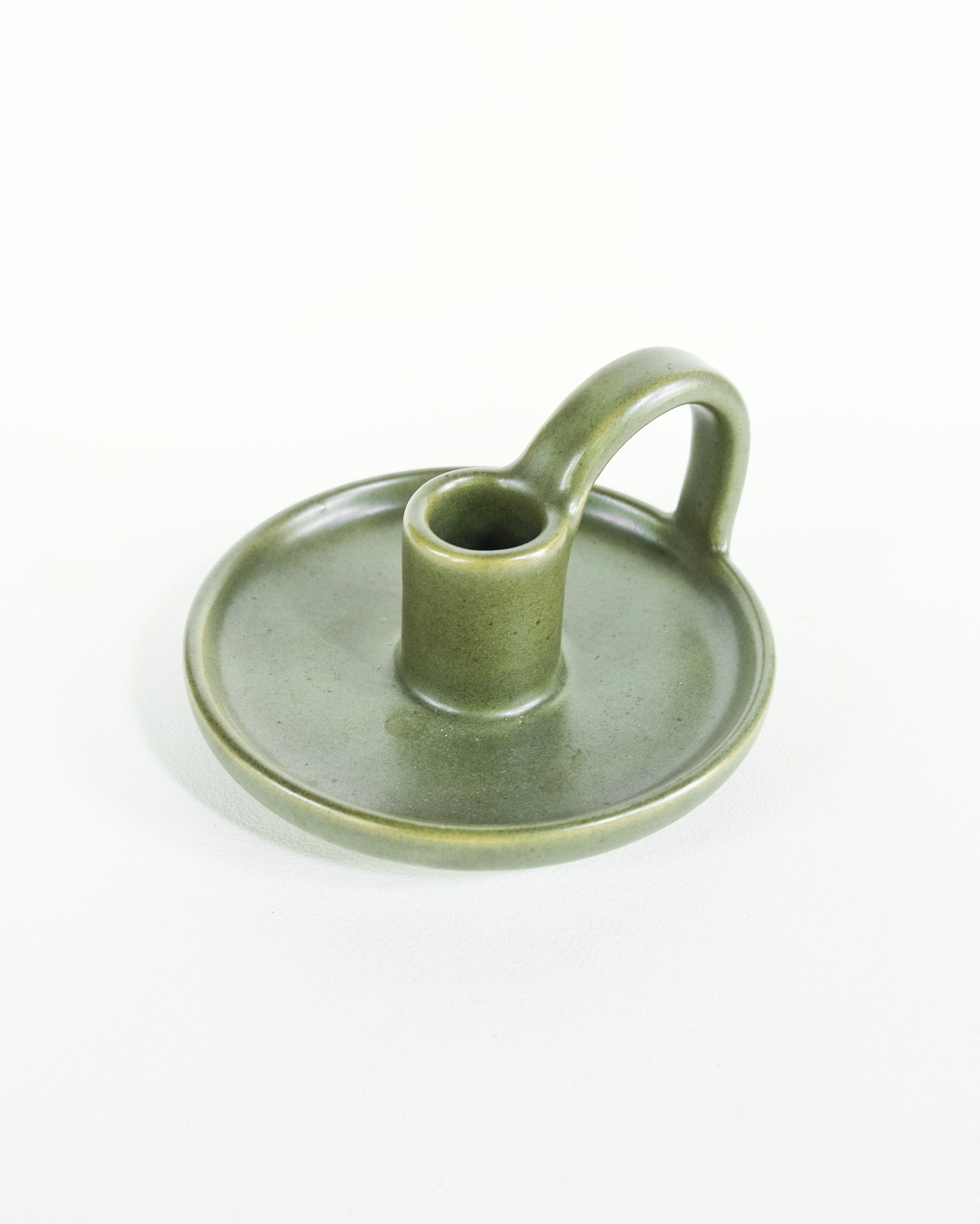 Portavelas de asa grande - Alcachofa y Romero