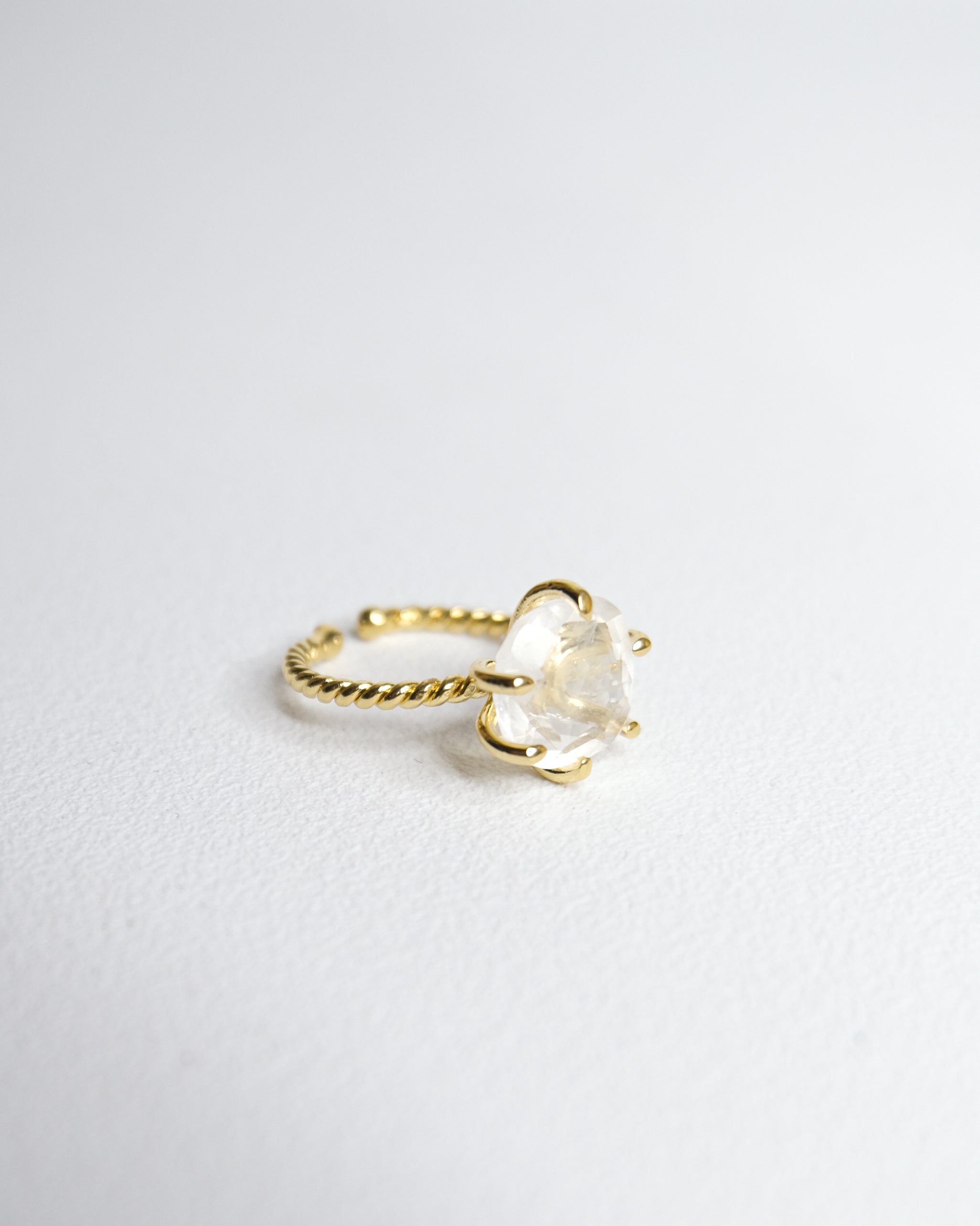 Wicker Baby Stone Ring - Cecelia