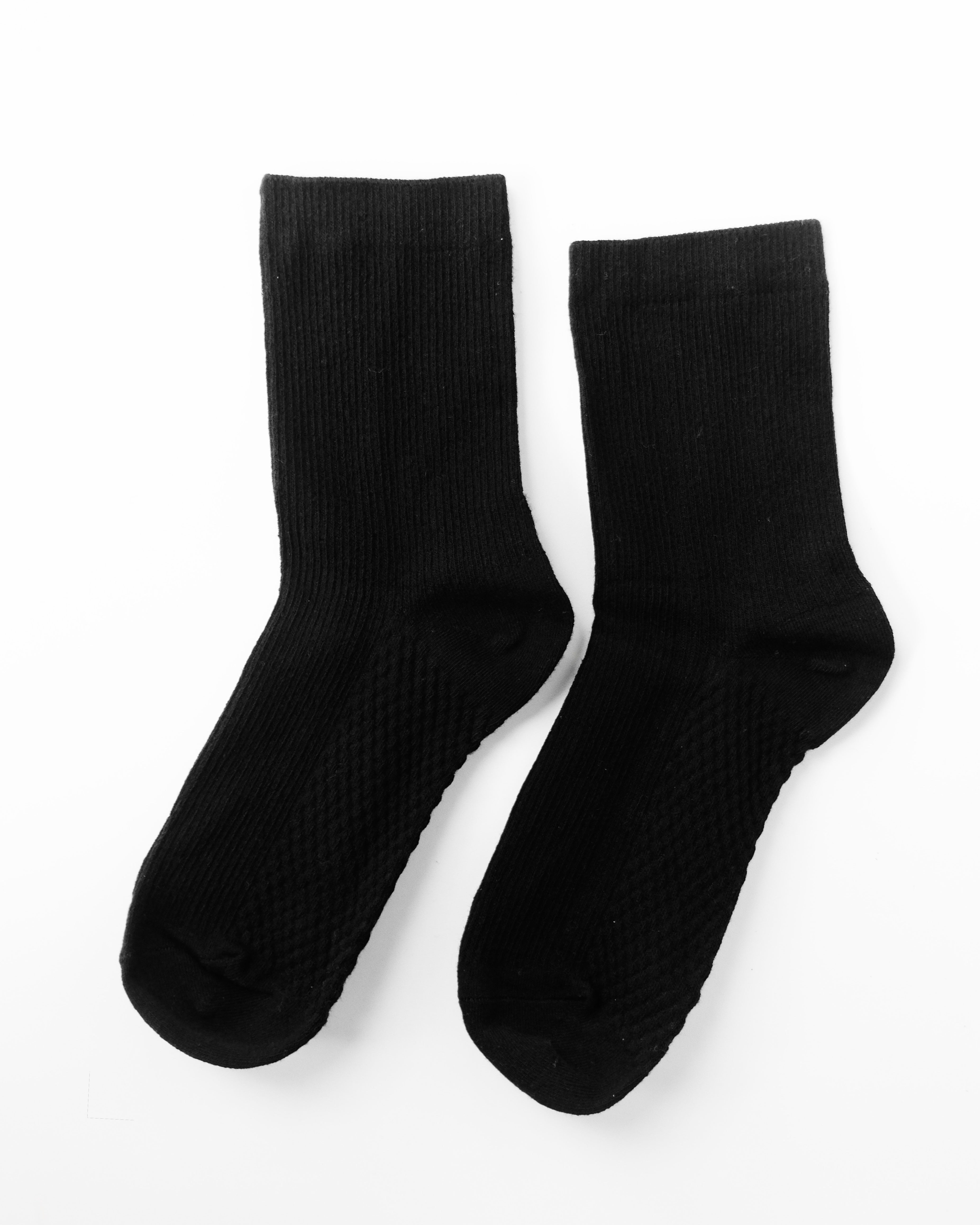 Classic Ribbed & Support Socks - Stone Eye