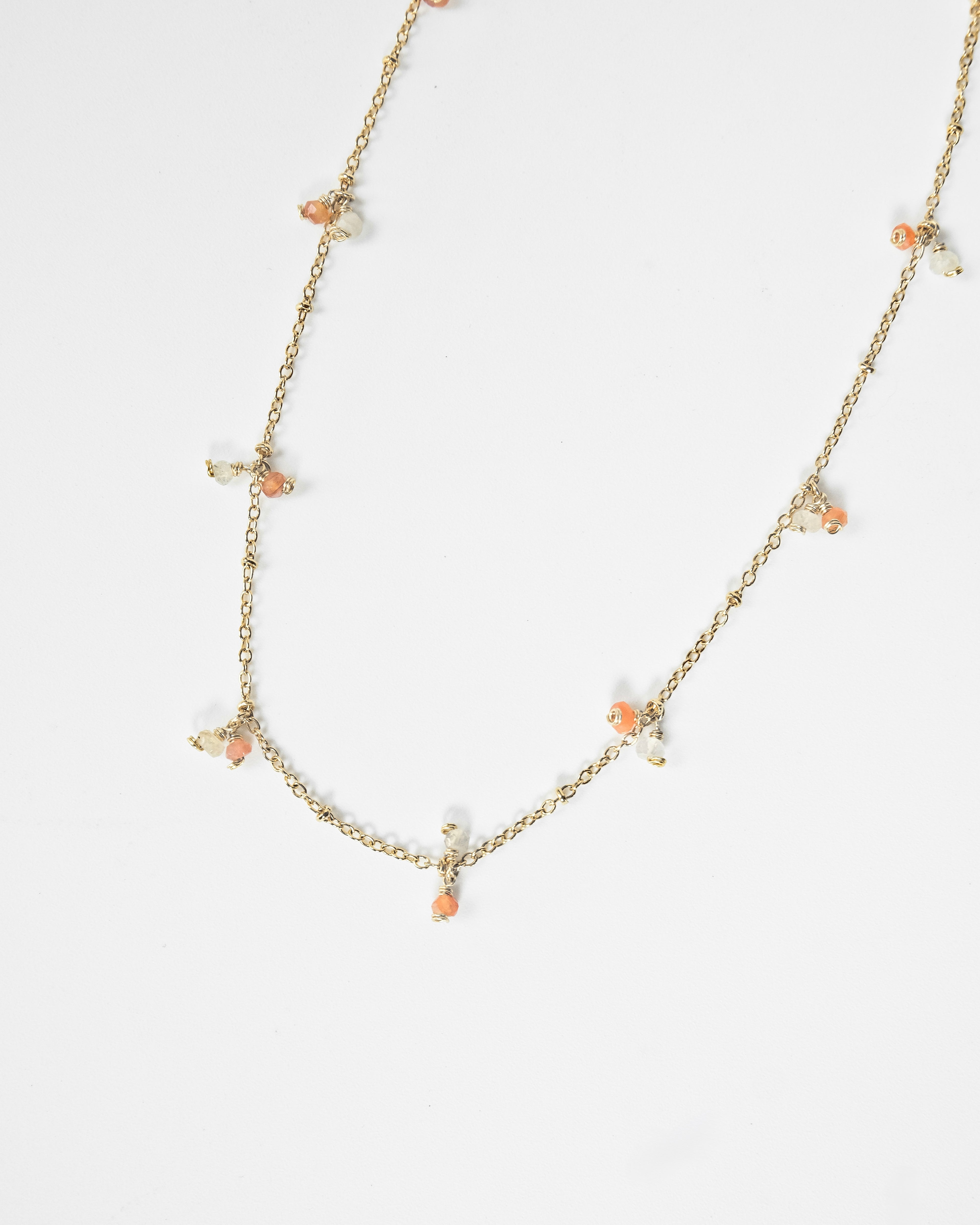 Stone choker necklace - Cecelia