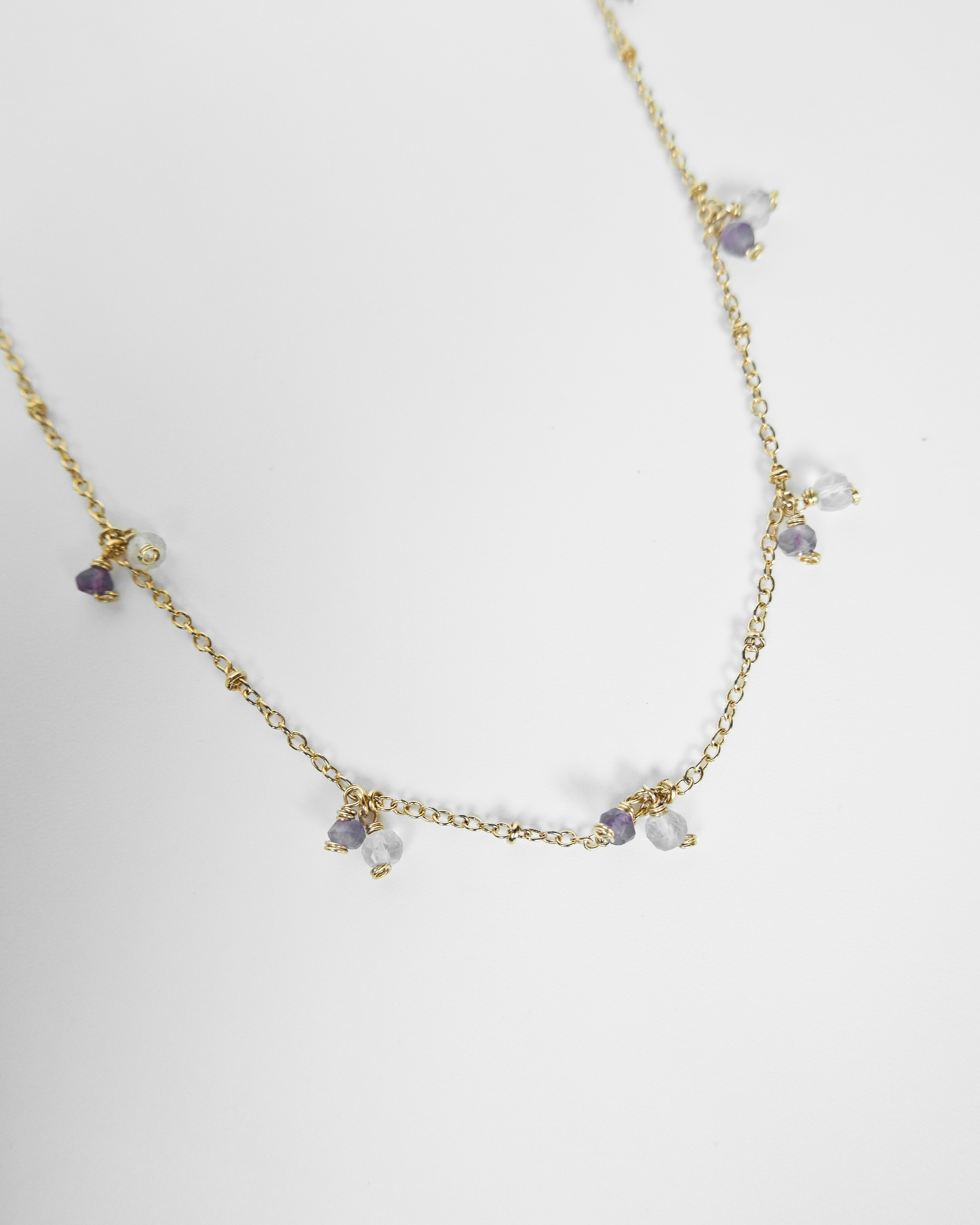 Stone choker necklace - Cecelia