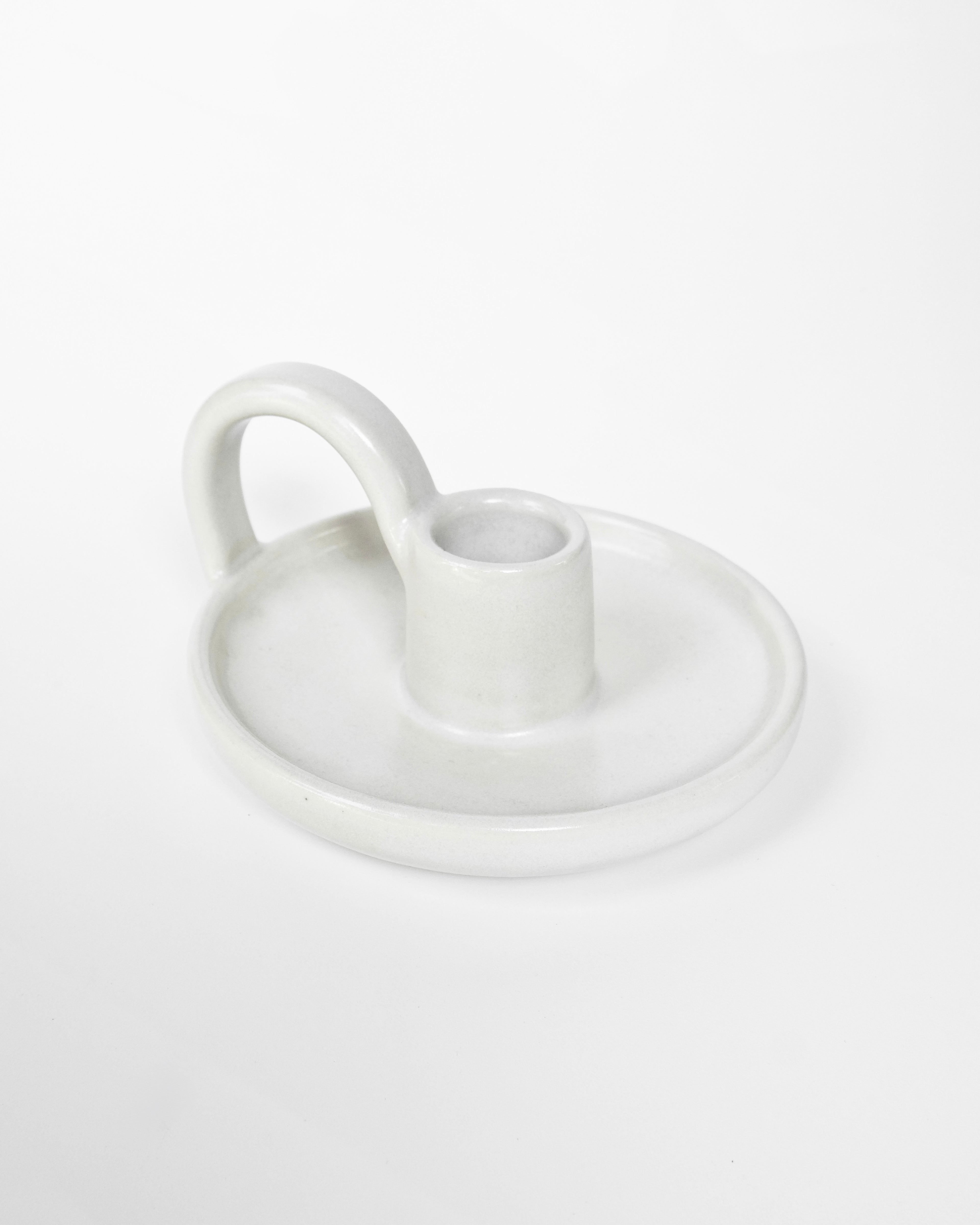 Portavelas de asa grande - Alcachofa y Romero