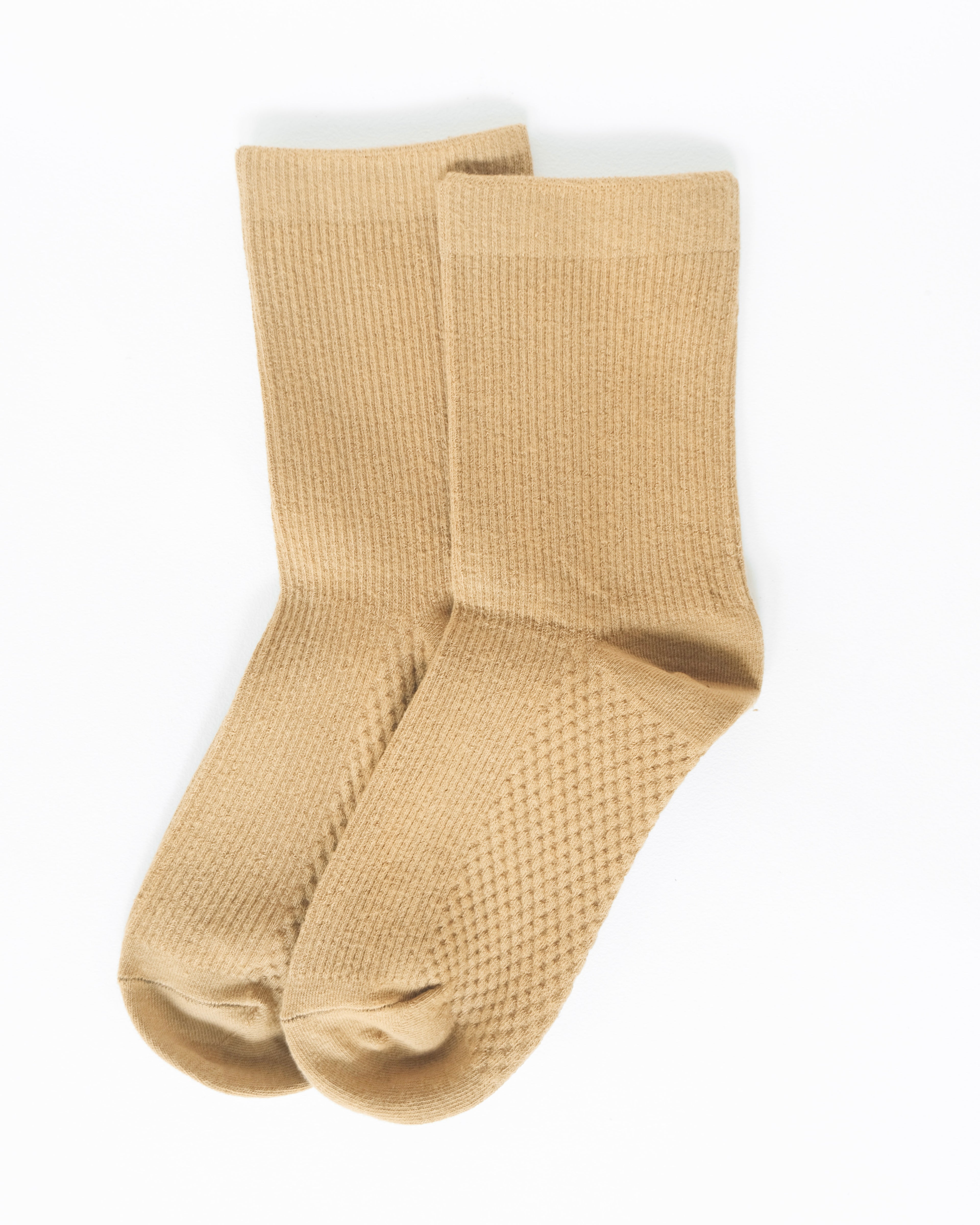 Ribbed & Support High Socks - Stone Eye