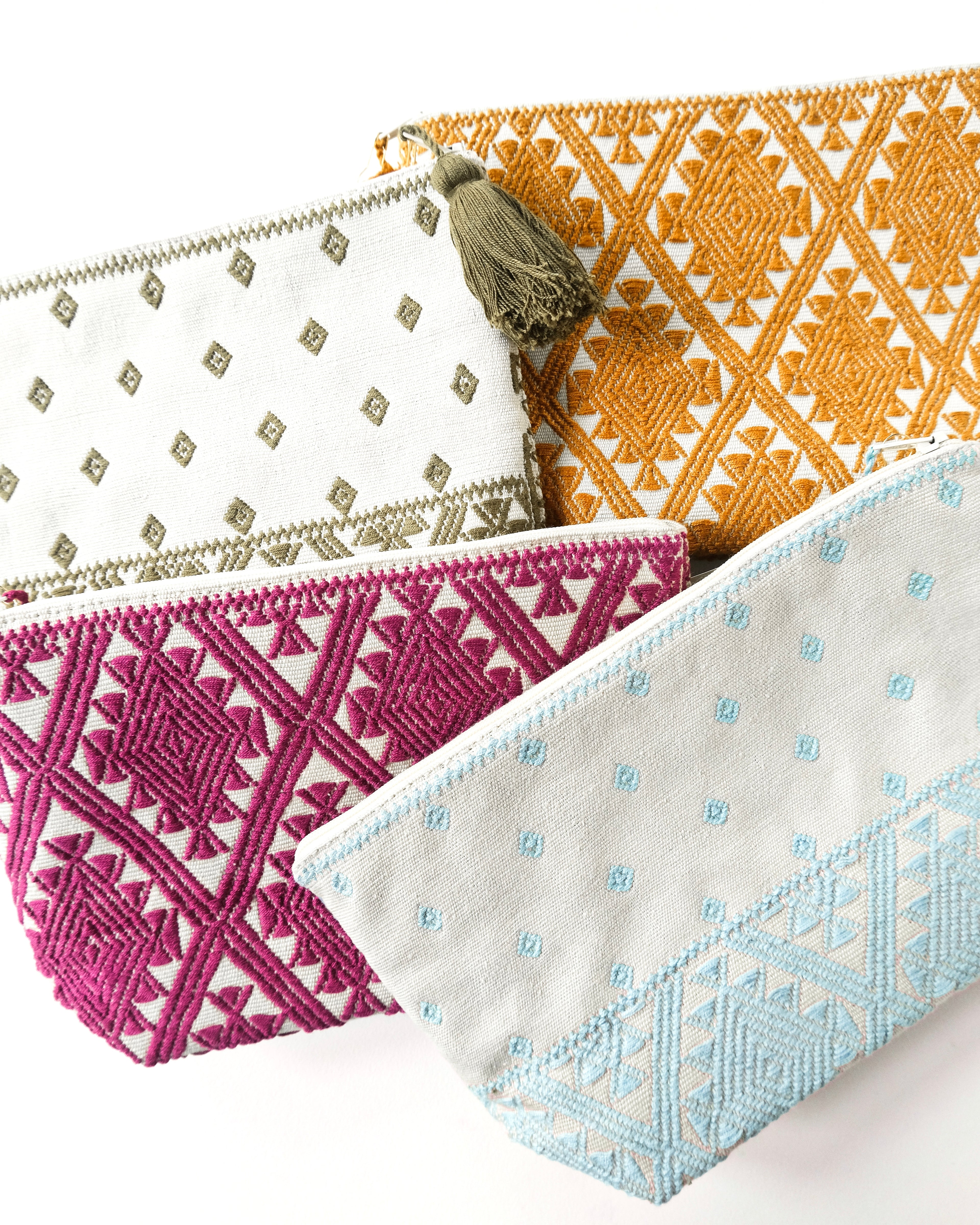 Mexican Cosmetic Bag - Blau Verde