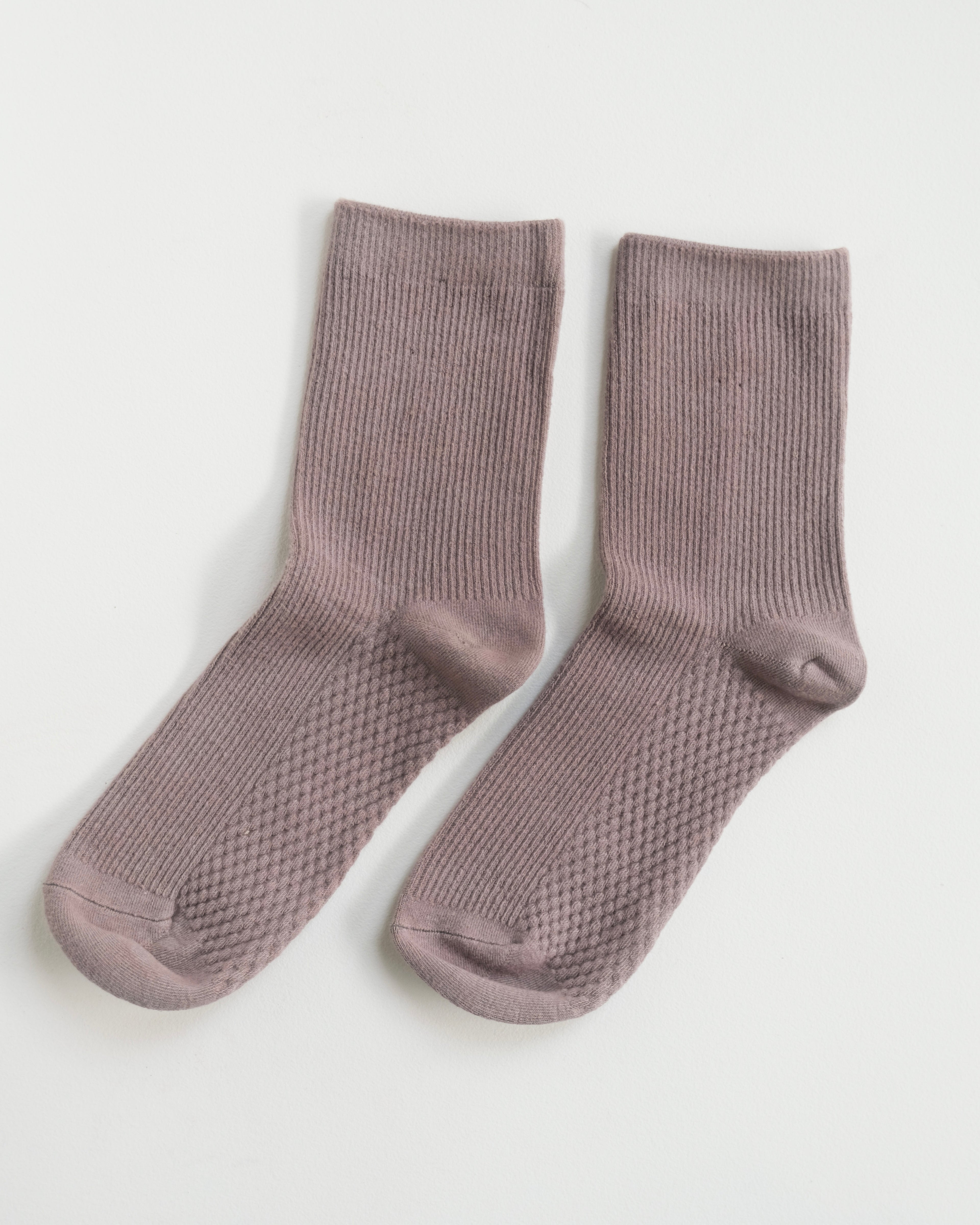 Classic Ribbed &amp;amp; Support Socks - Stone Eye