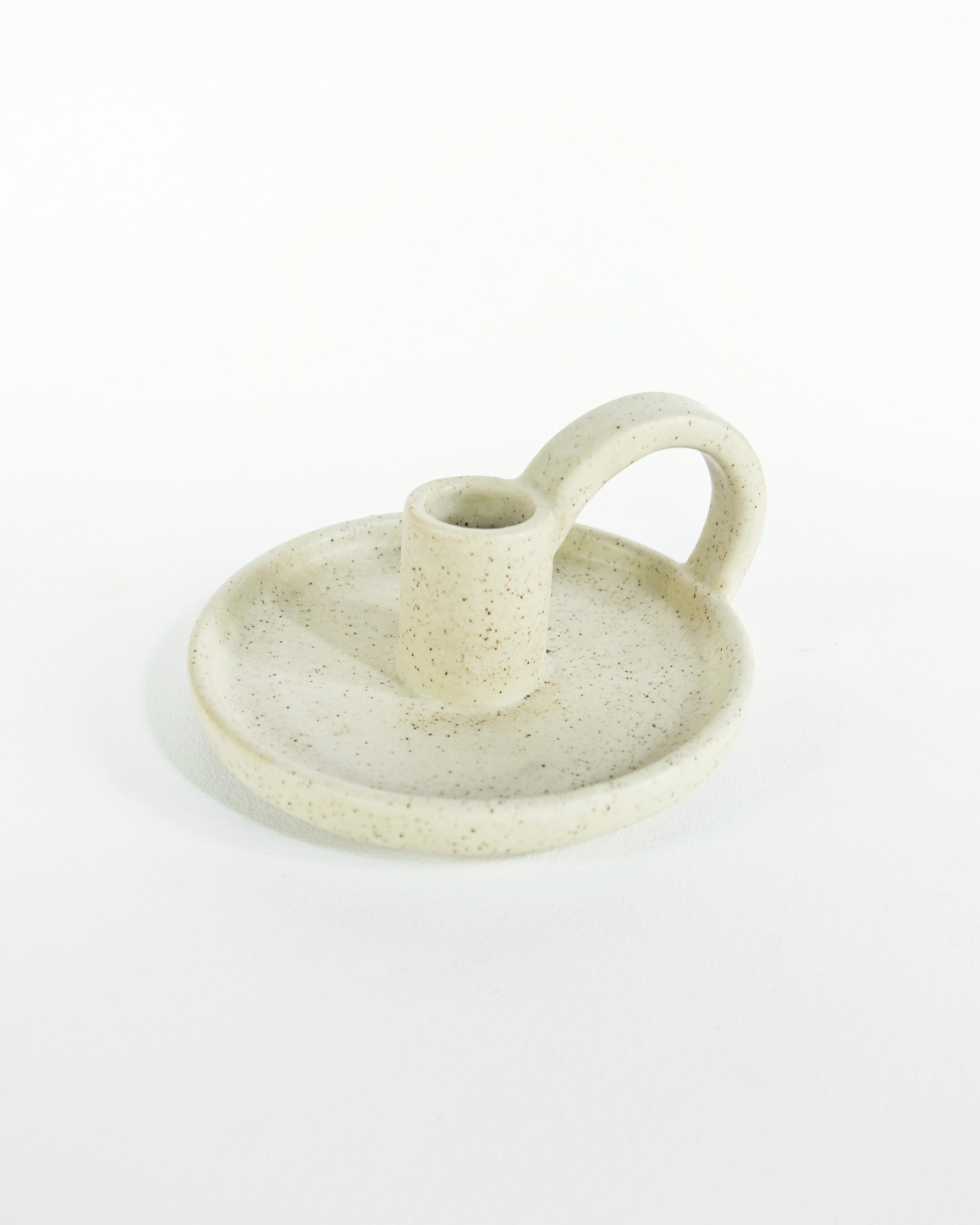 Portavelas de asa grande - Alcachofa y Romero