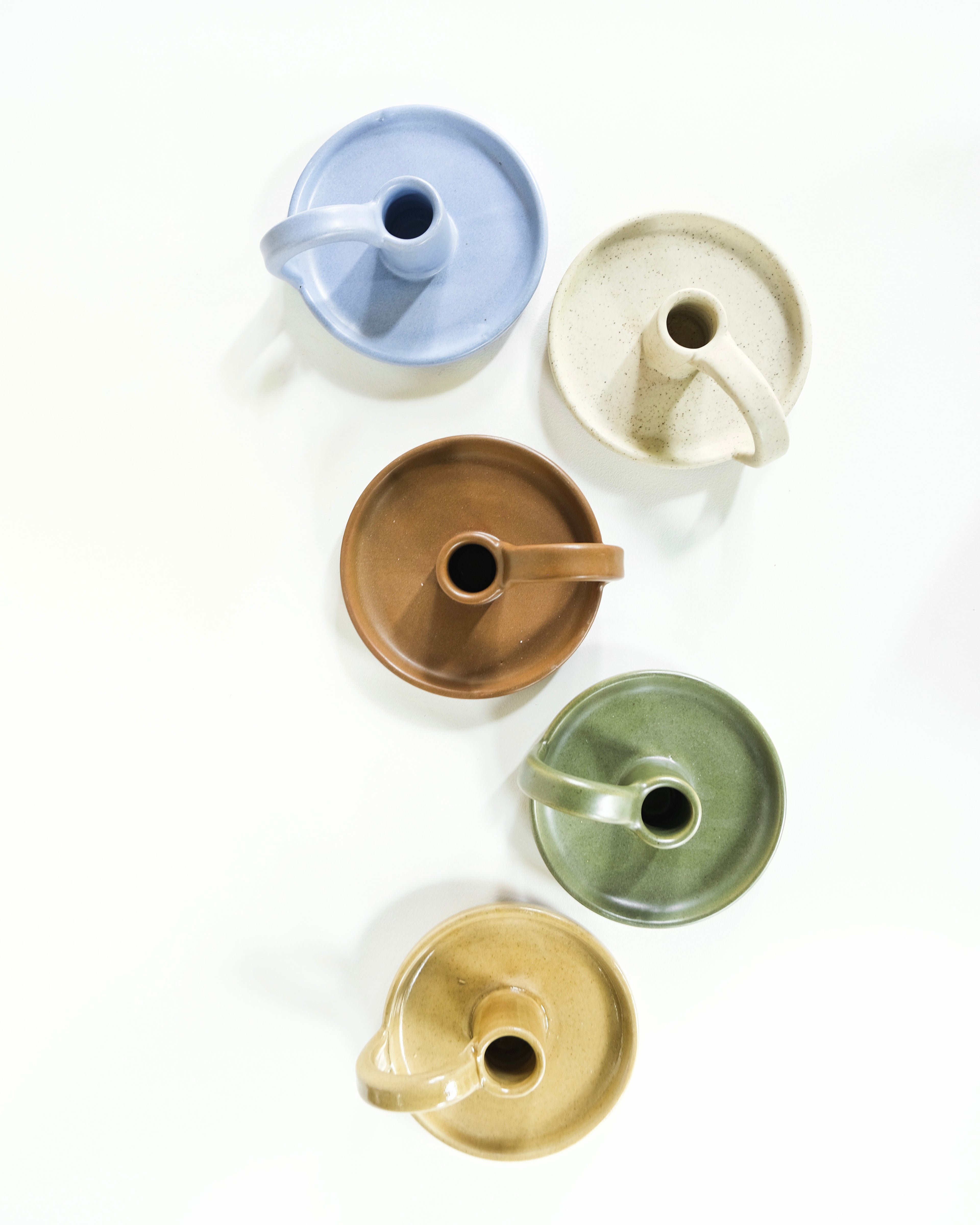 Portavelas de asa grande - Alcachofa y Romero