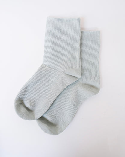 Classic Ribbed &amp;amp; Support Socks - Stone Eye