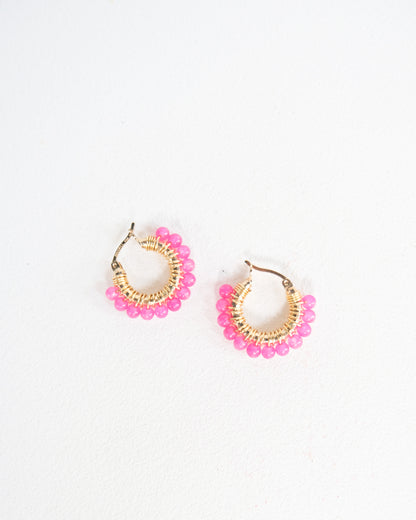 Arracada mini de piedras - Cecelia