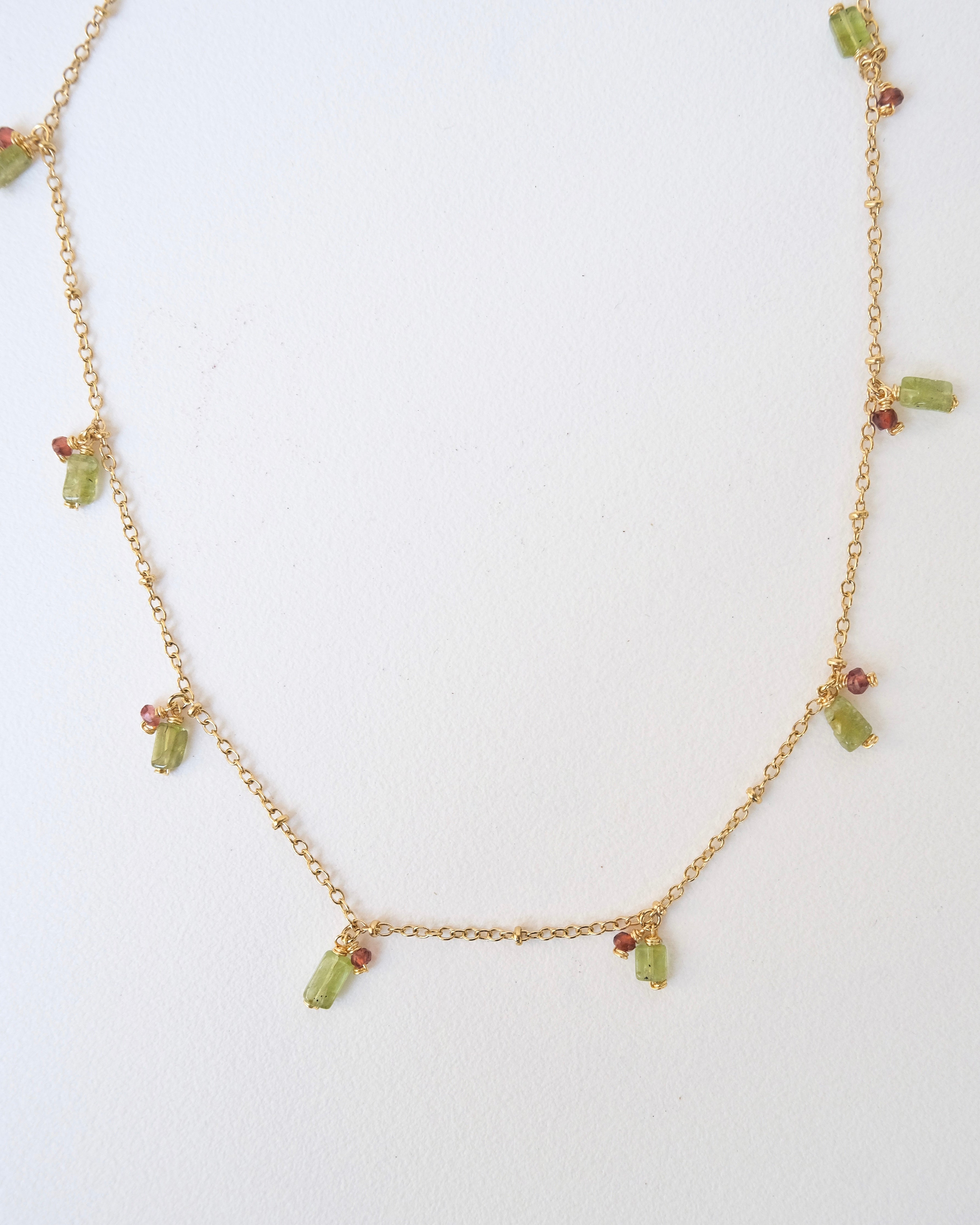 Stone choker necklace - Cecelia