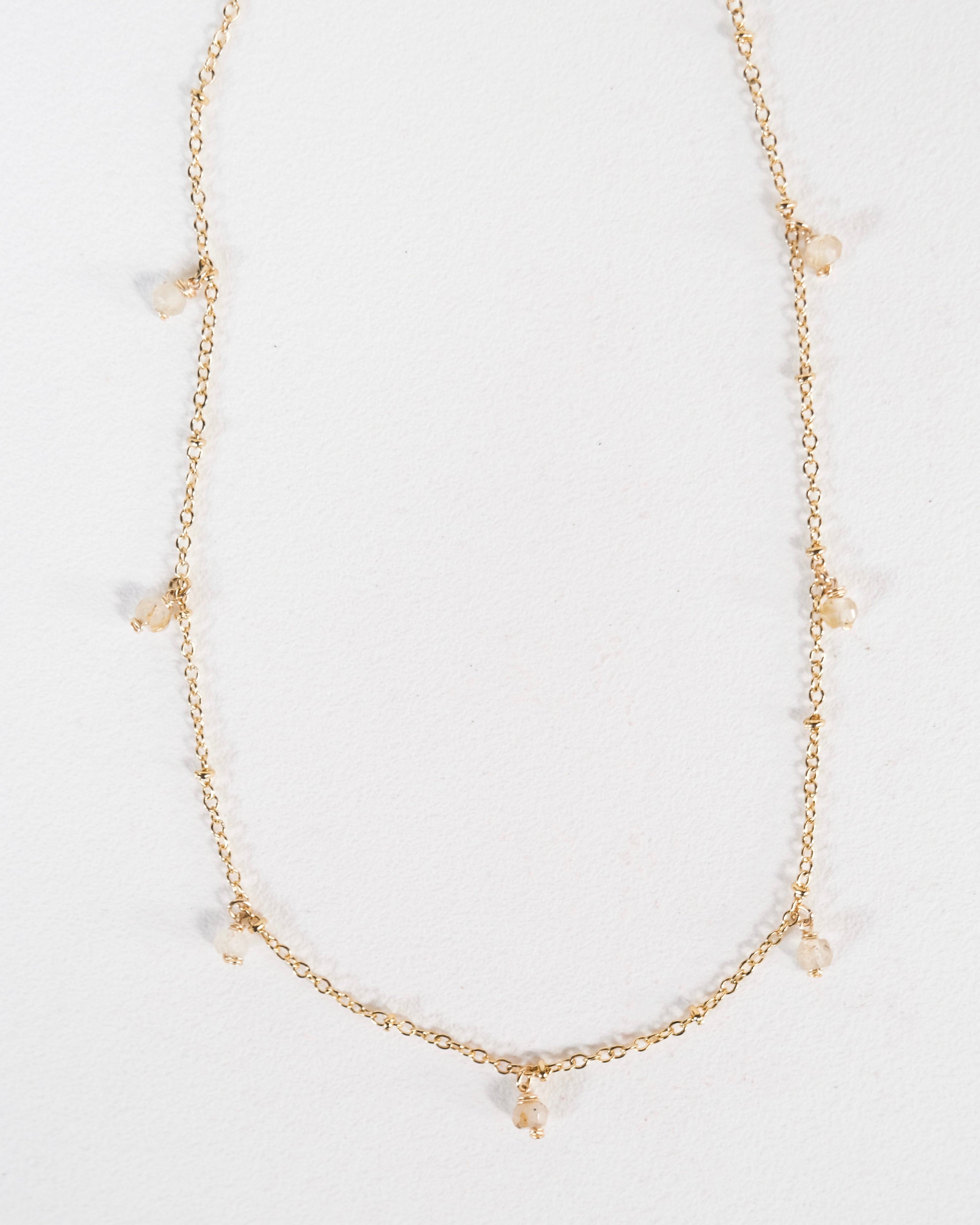 Stone choker necklace - Cecelia