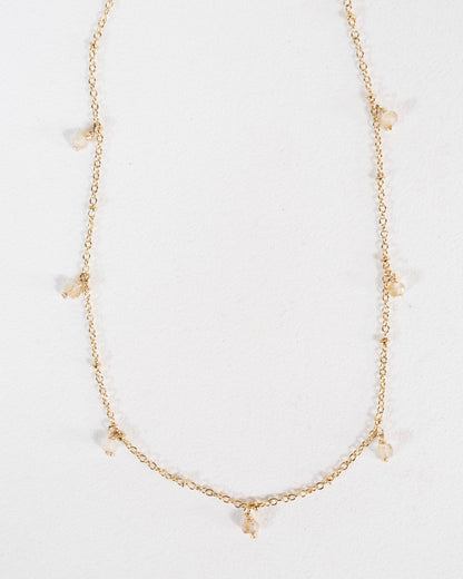 Stone choker necklace - Cecelia