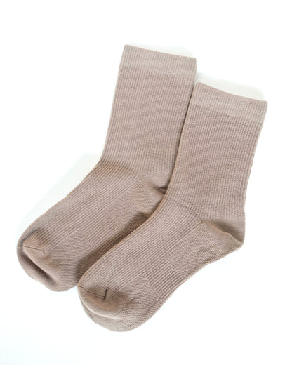 Classic Ribbed &amp;amp; Support Socks - Stone Eye