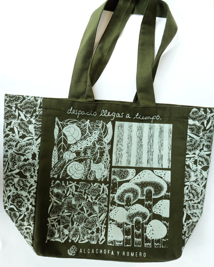 Slow Green Tote