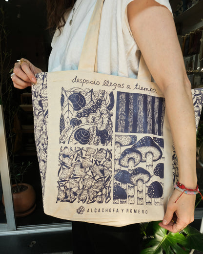 Tote Cruda Despacio with Drawing