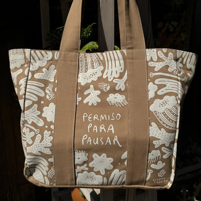 Tote permiso para pausar - Alcachofffa