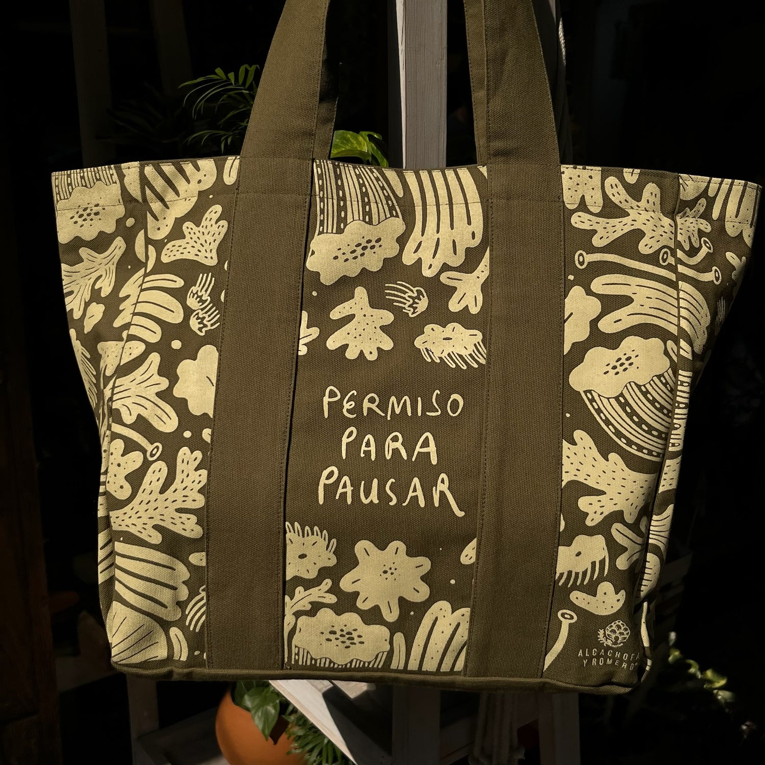 Tote permiso para pausar - Alcachofffa
