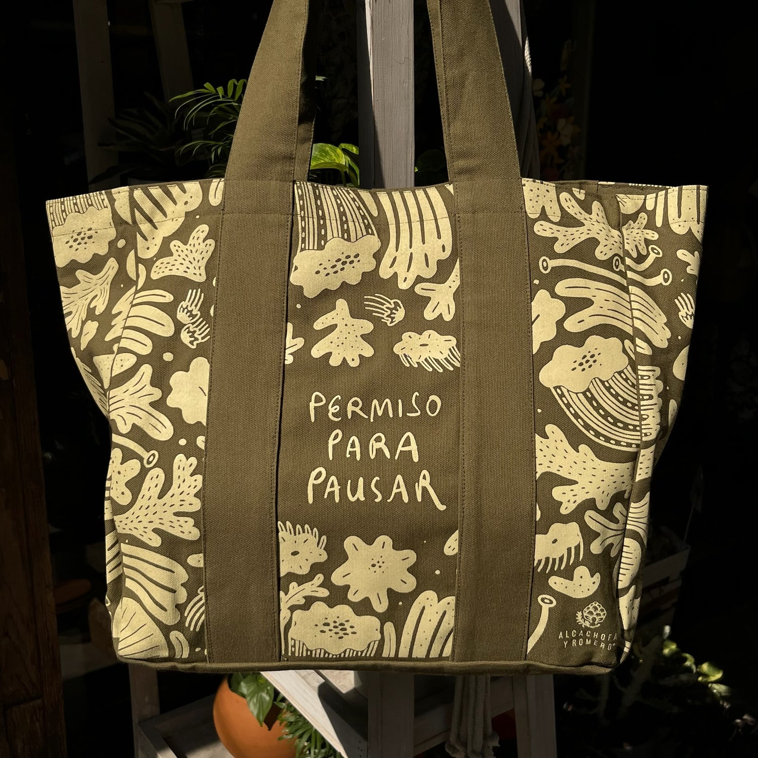 Tote permiso para pausar - Alcachofffa