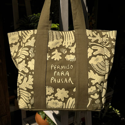 Tote permiso para pausar - Alcachofffa