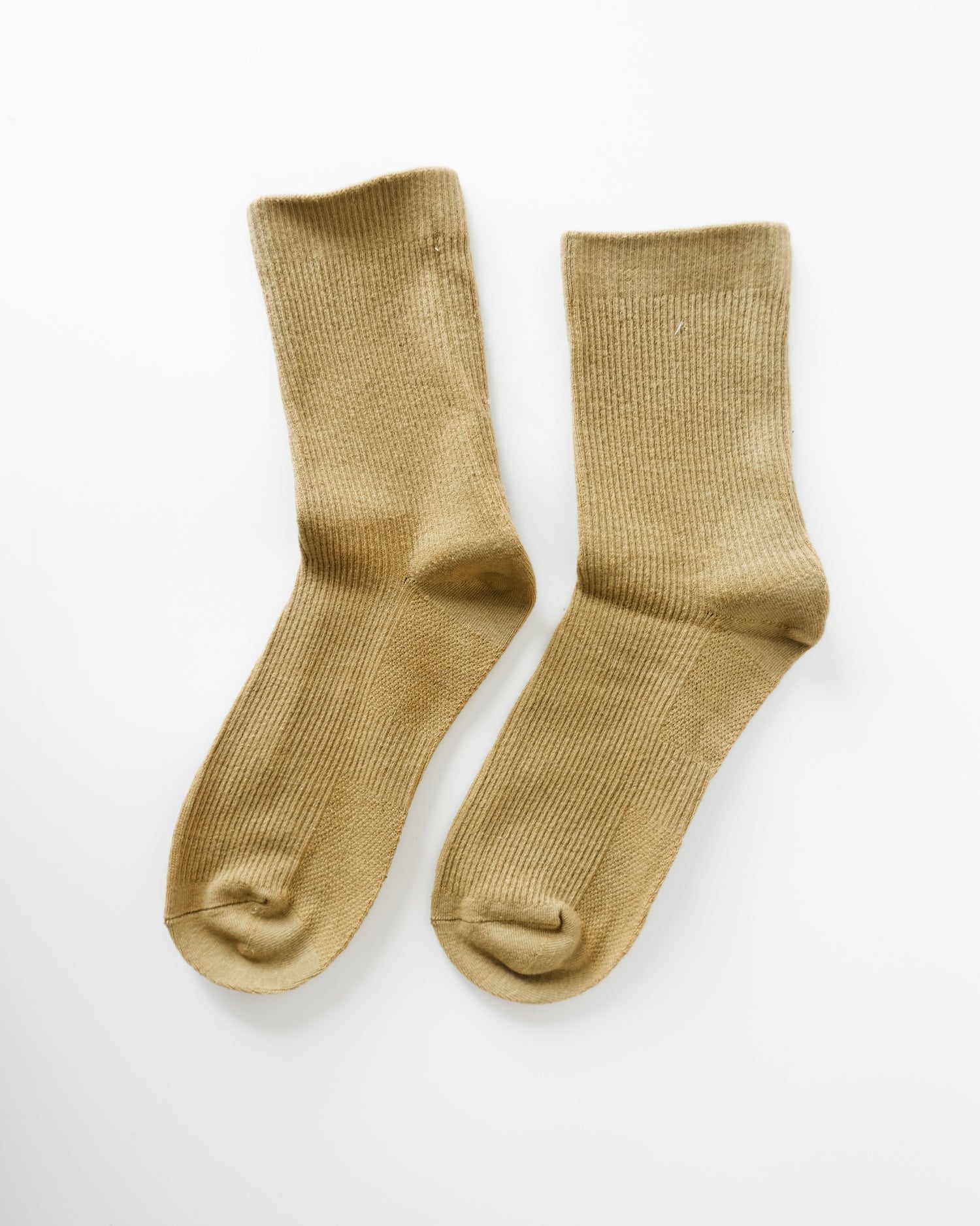 Ribbed &amp;amp; Support High Socks - Stone Eye