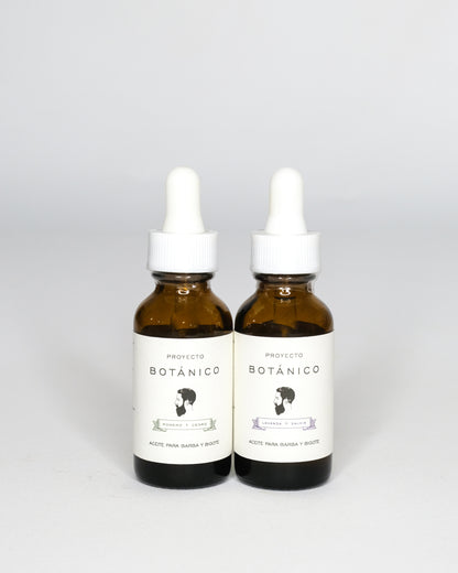 Beard and mustache oils - Botanical Project