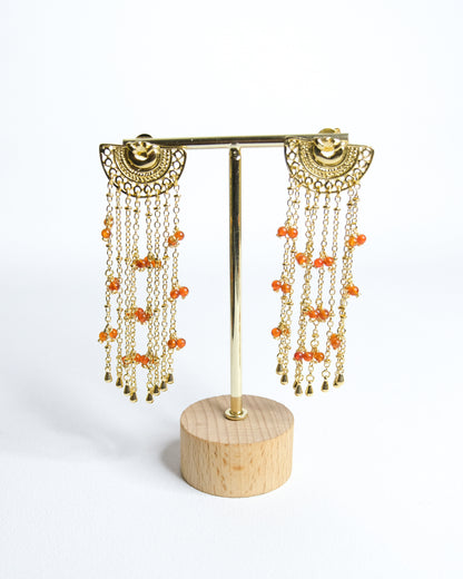 Long Root Earring - Cecelia