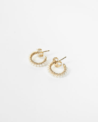 Arracada abanico sencilla - Cecelia