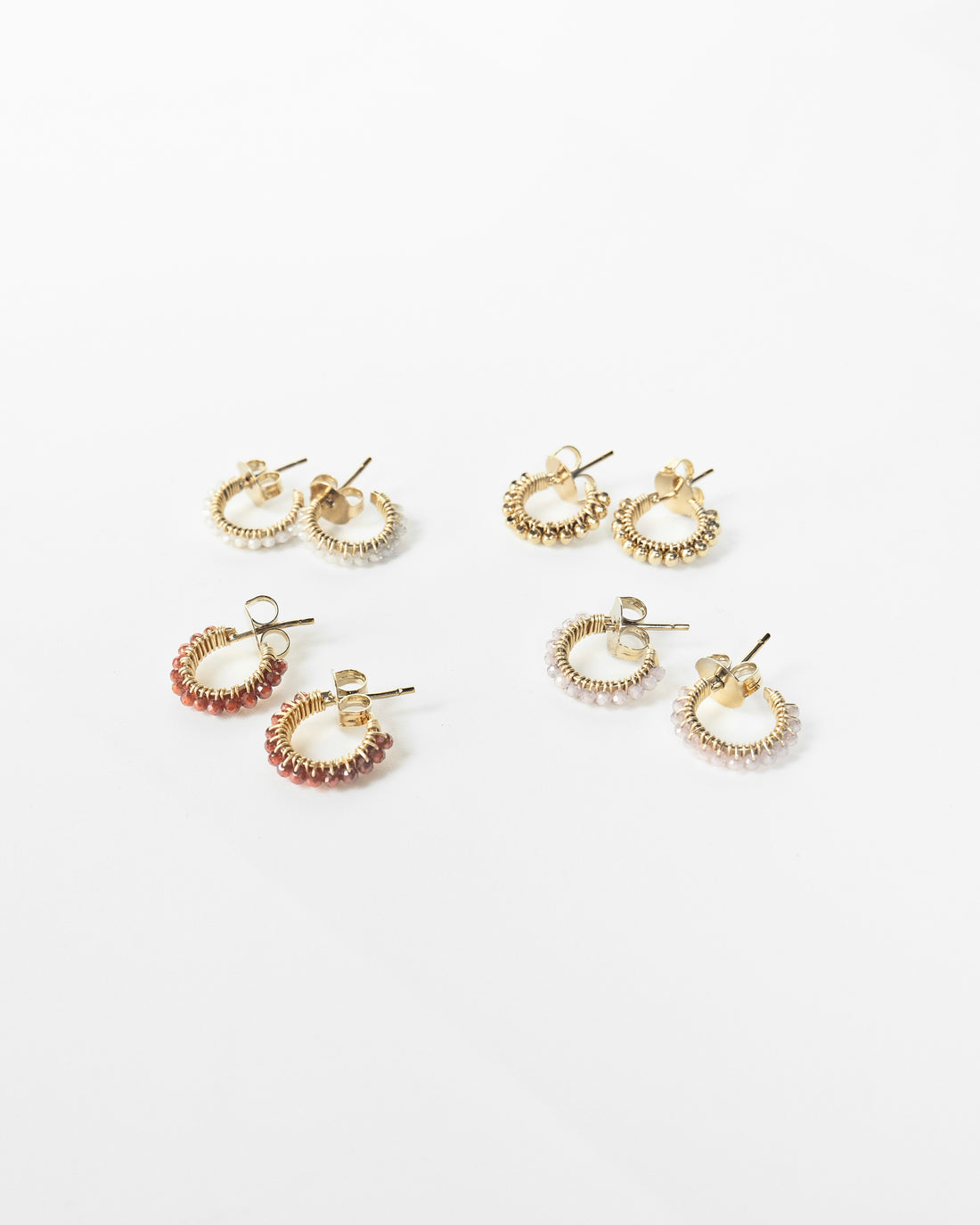 Simple fan earring - Cecelia