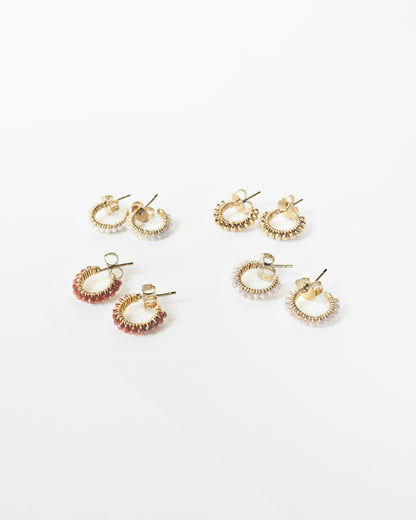 Arracada abanico sencilla - Cecelia