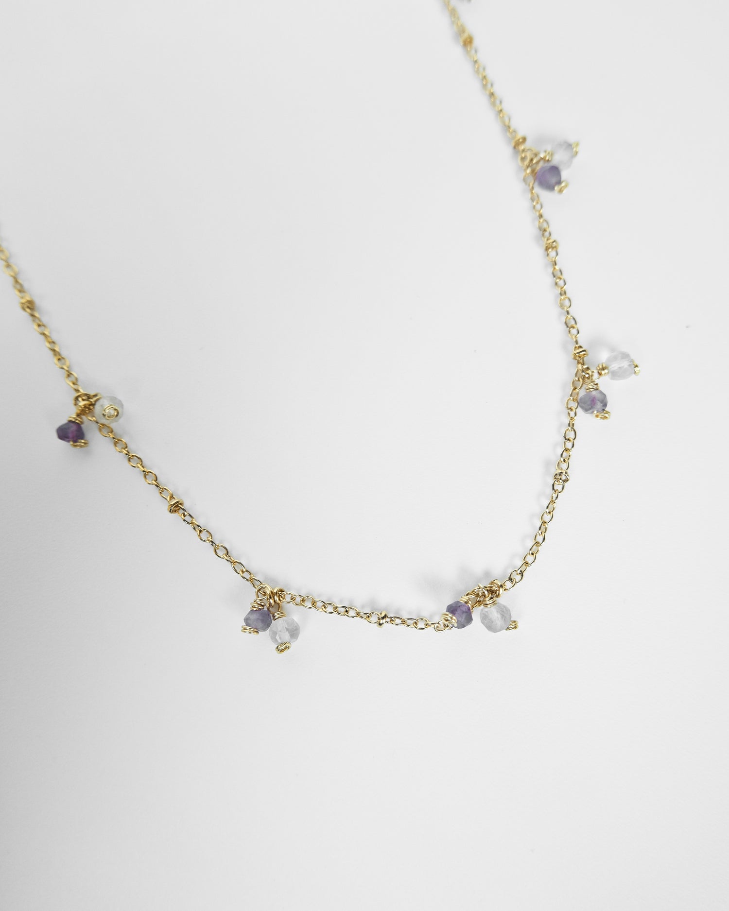 Stone choker necklace - Cecelia