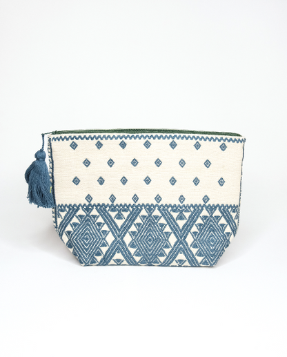 Mexican Cosmetic Bag - Blau Verde