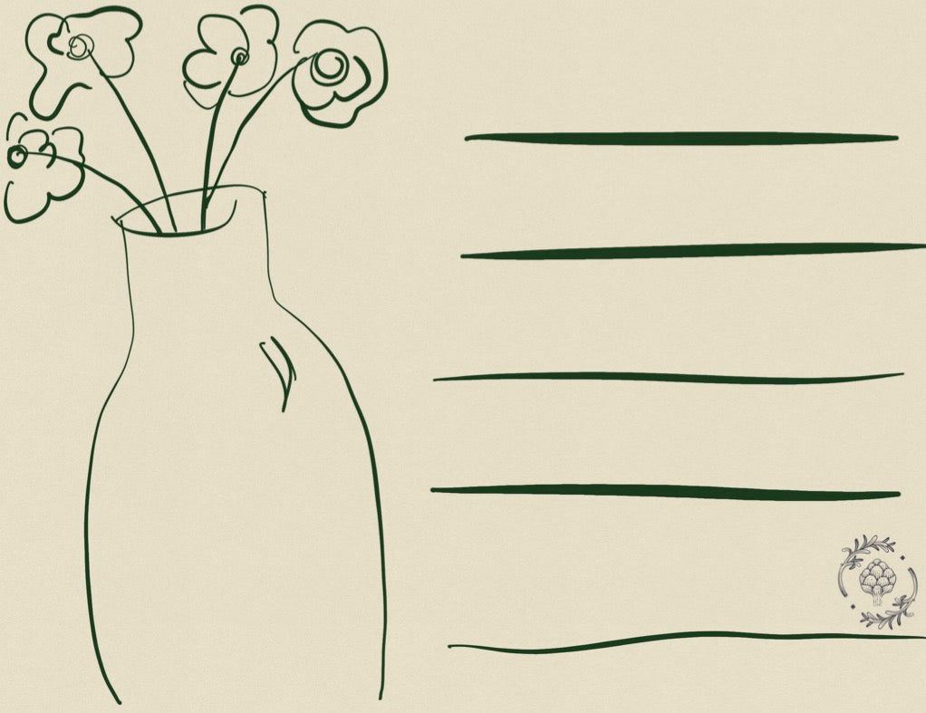 Postales - Alcachofa y Romero