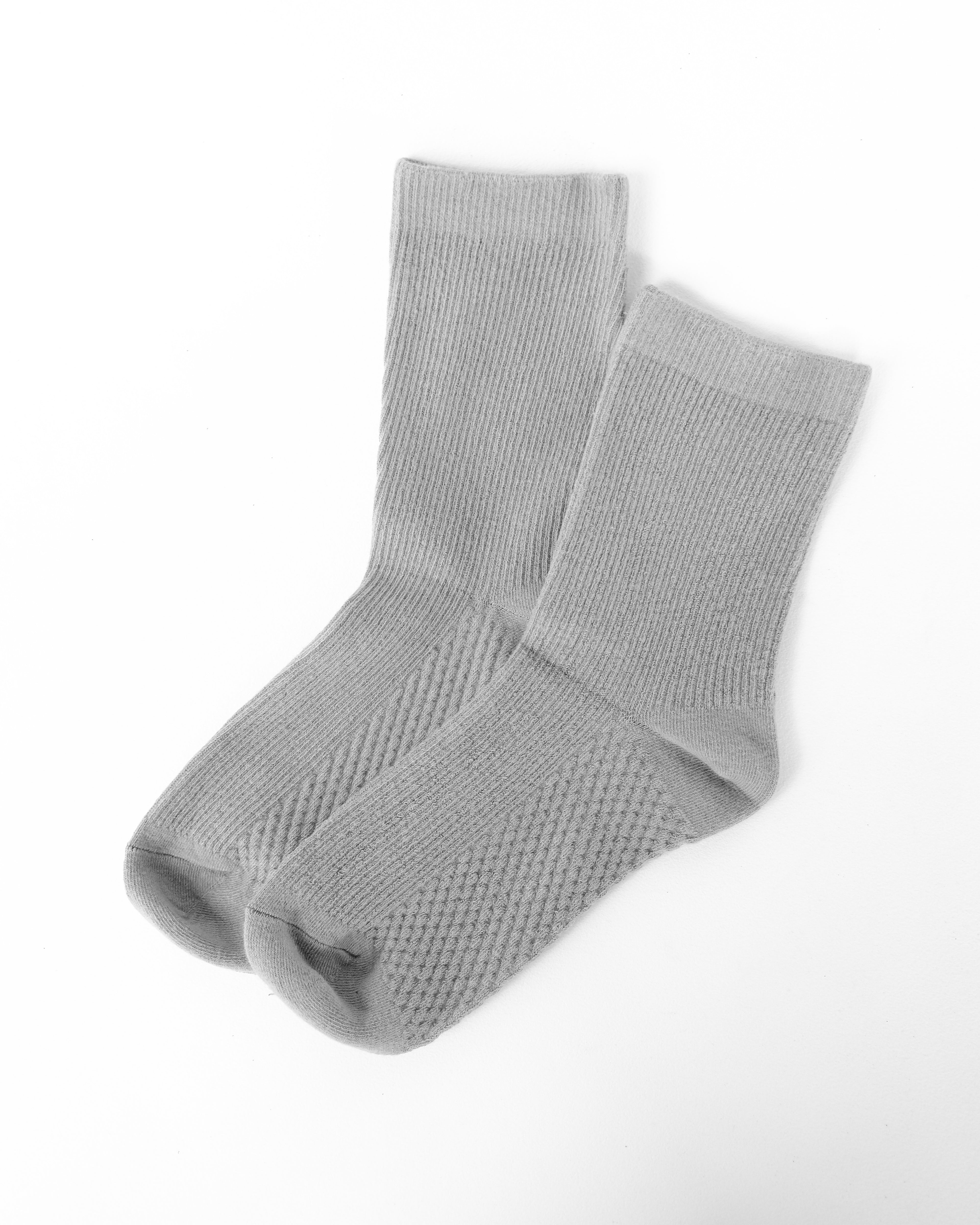 Ribbed &amp;amp; Support High Socks - Stone Eye