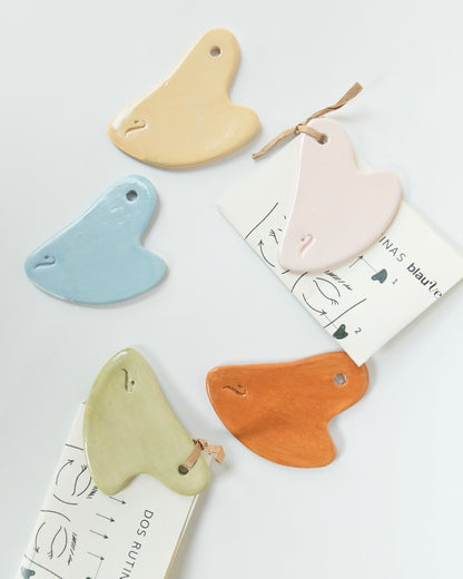 Ceramic Guasha - Blau Verde 