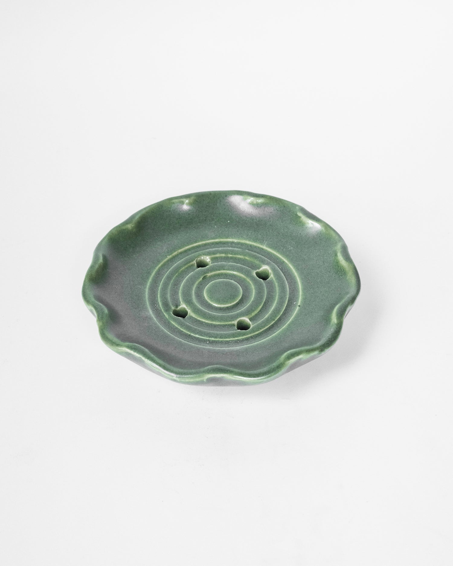 Circular soap dish - Alcachofa y Romero
