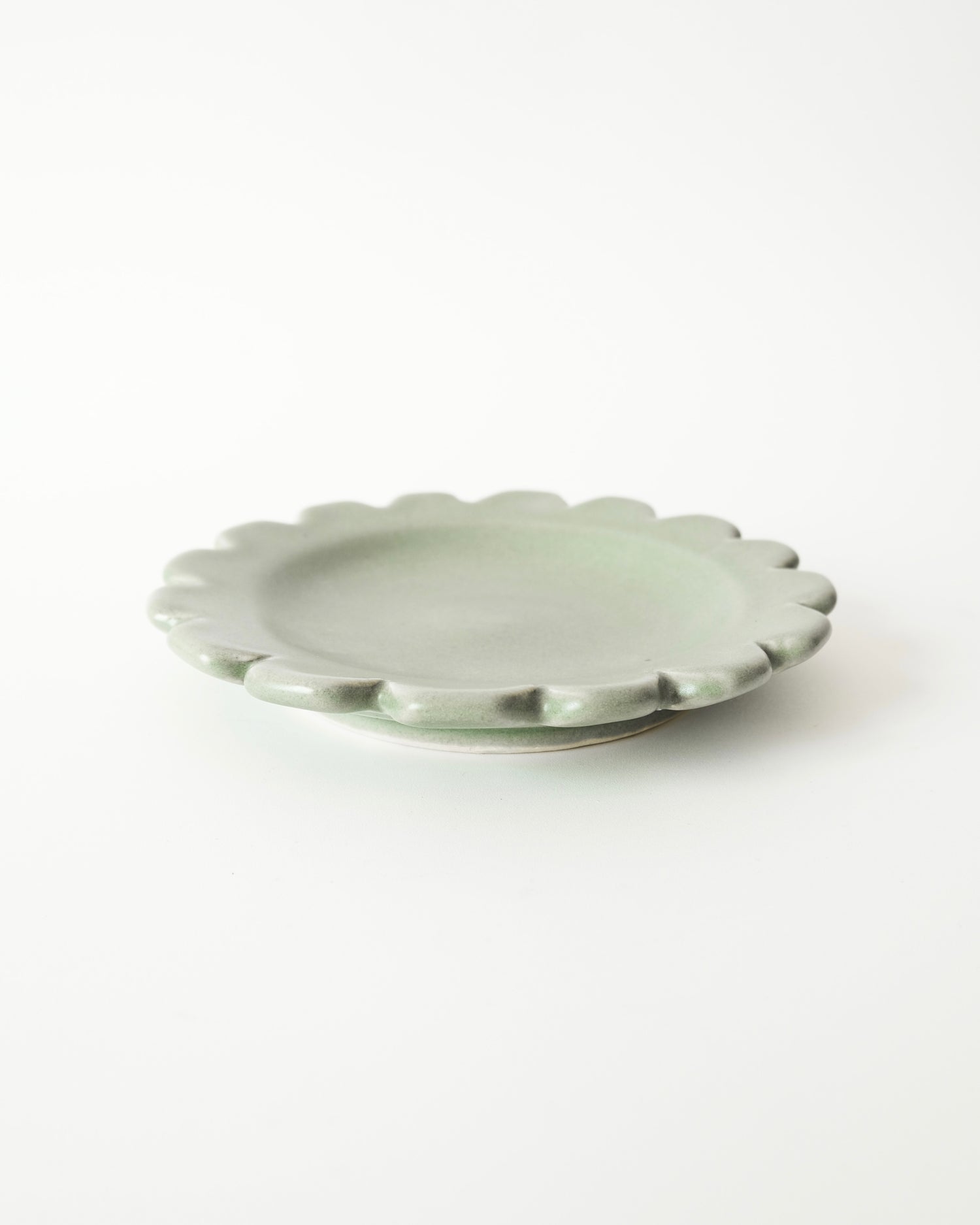 Plato pastelero medio círculo - Alcachofa y Romero