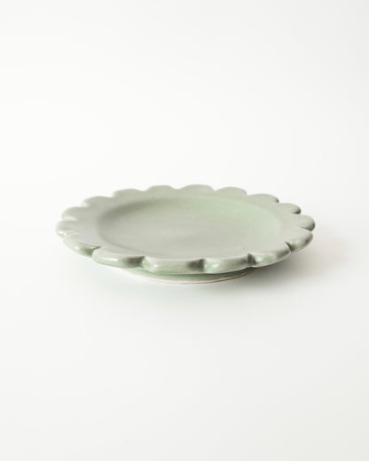 Plato pastelero medio círculo - Alcachofa y Romero