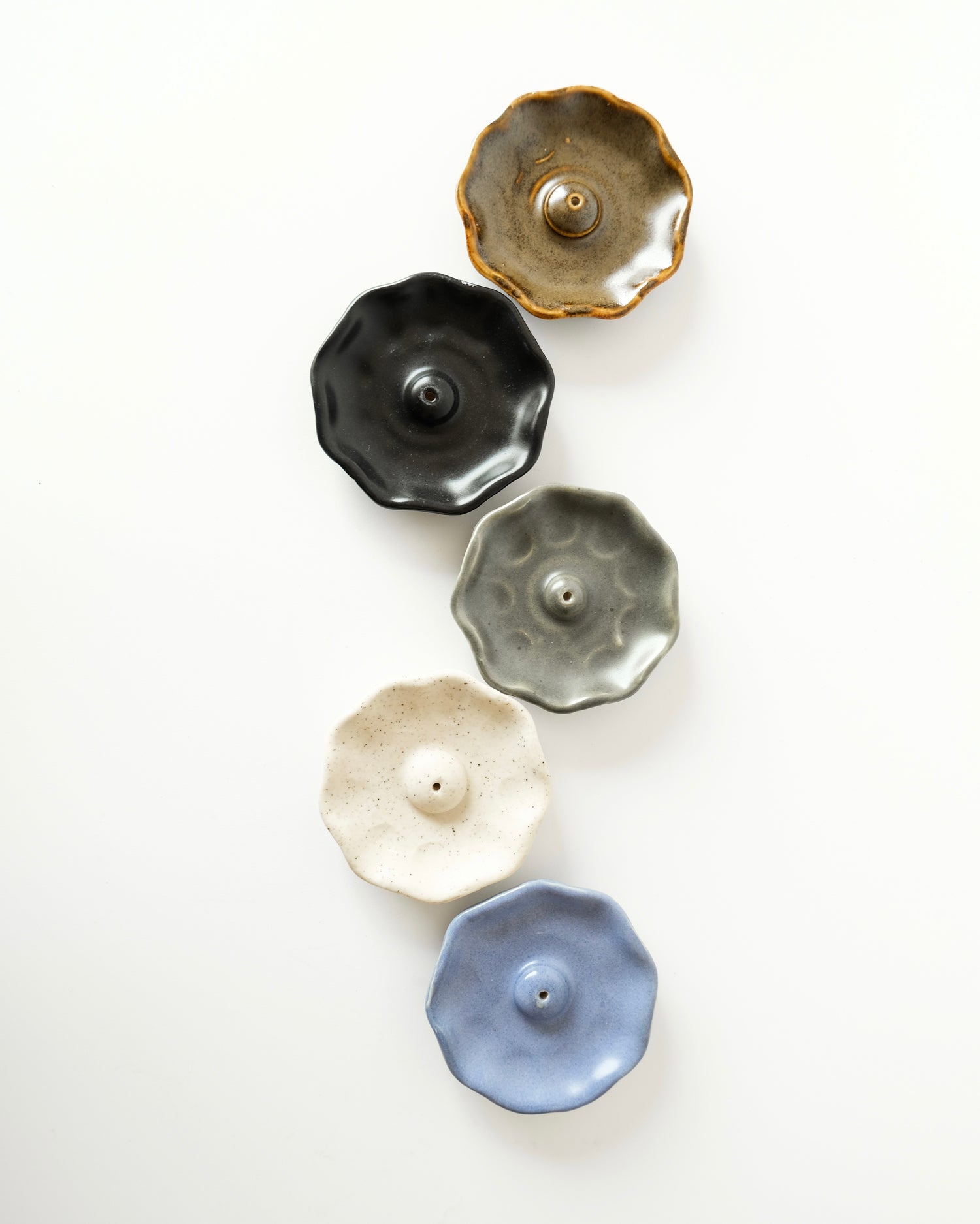 Petal incense holder - Artichoke and Rosemary