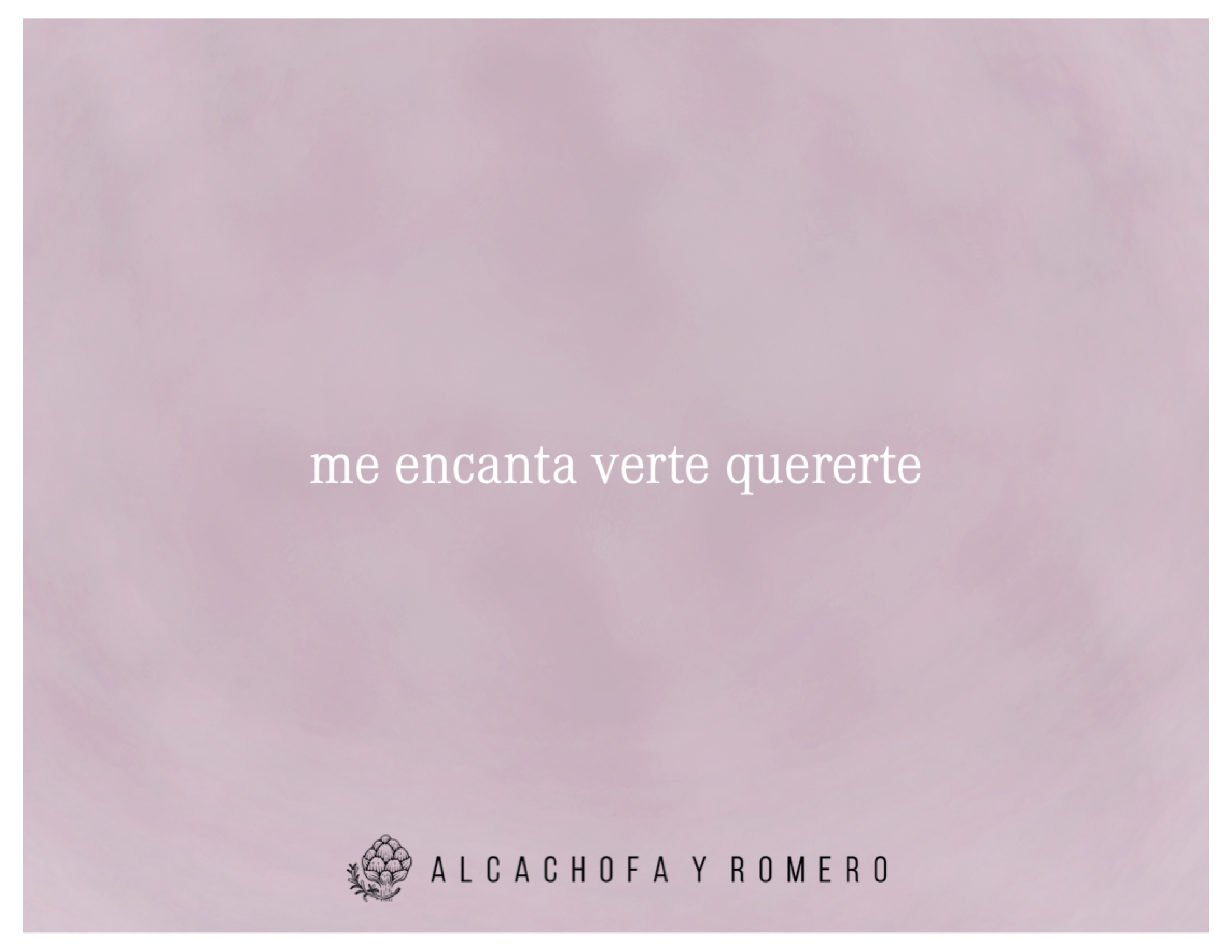 Postales - Alcachofa y Romero