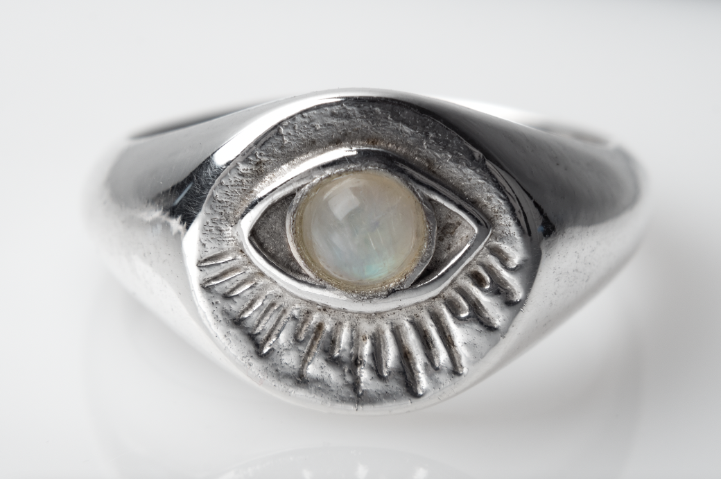 Anillo Ojo de Plata - And.vibes