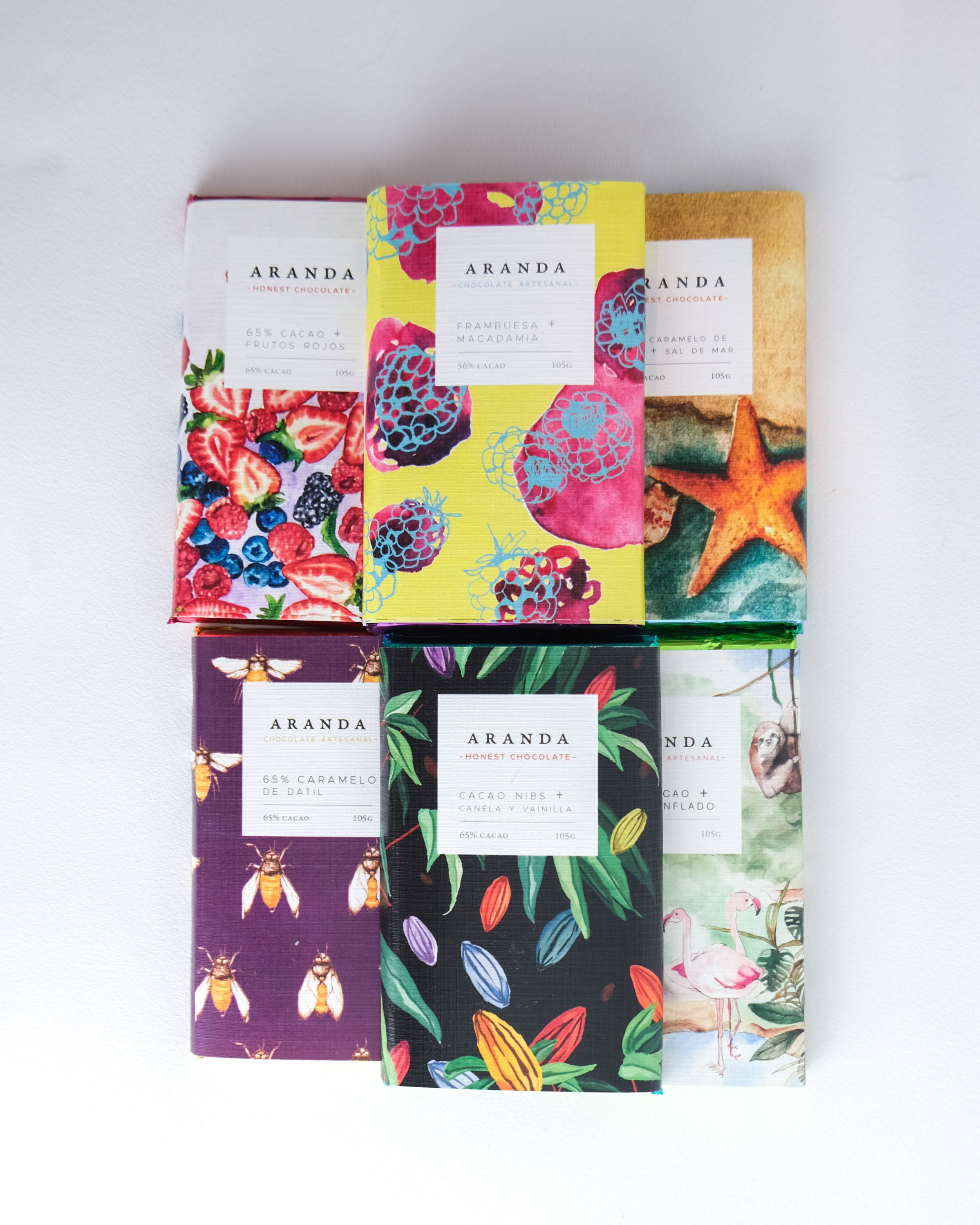 Chocolates artesanales de 105 gr - Aranda